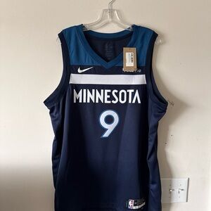 NBA Minnesota Blue and White Jersey